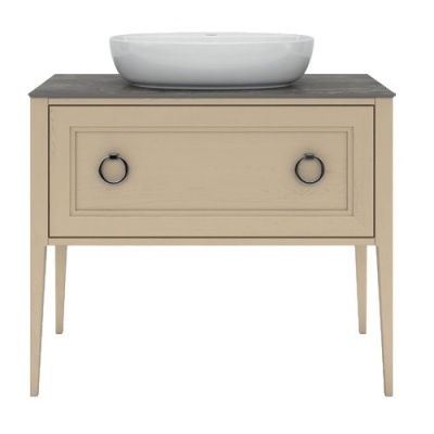 Тумба PLAZA Classic напольная с ящиками 100, капучино матовая Тумба PLAZA Classic напольная с ящиками 100, капучино матовая