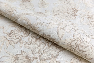 Обои виниловые Азулежу мотив, бежевый