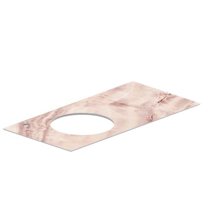 Столешница из керамогранита Ониче 97, розовая (спец. изделие декоративное) Столешница из керамогранита Ониче 97, розовая (спец. изделие декоративное)