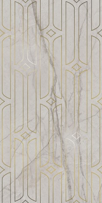 Декор Ифран серый светлый глянцевый обрезной 60x119,5x0,9 Декор Ифран серый светлый глянцевый обрезной 60x119,5x0,9