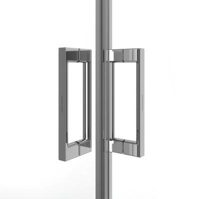 Душевой уголок LINDO раздвижной с функцией soft close, квадратный , 100х100х195, матовый черный Душевой уголок LINDO раздвижной с функцией soft close, квадратный , 100х100х195, матовый черный