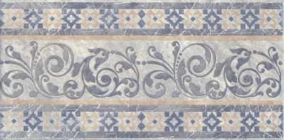 Керамический бордюр 40,2x19,6x0,8 Бромли серый