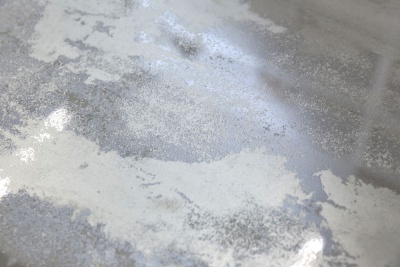 Декор Белем серый светлый глянцевый обрезной 30x89,5x1,1