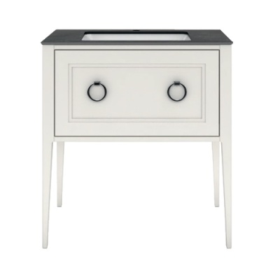 Тумба PLAZA Classic напольная с ящиком 80, белая матовая Тумба PLAZA Classic напольная с ящиком 80, белая матовая