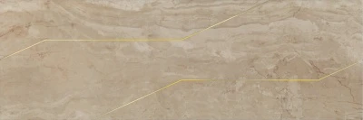 Декор Эвора бежевый глянцевый обрезной 30x89,5x1,1