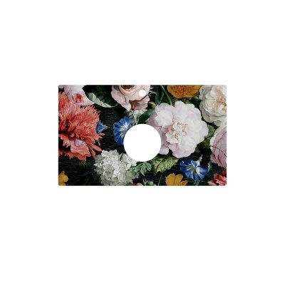 Столешница из керамогранита для накладных раковин, Парк Роз 80 см, лаппатированный