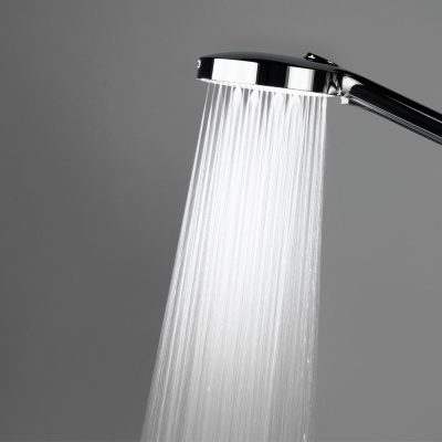 Душевая колонна FONTE на 3 потока с фиксированным изливом и механическим смесителем, хром