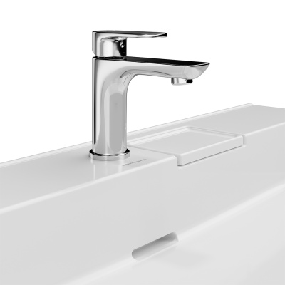 Раковина LOGICA мебельная\подвесная с одним отверстием 70, белая глянцевая Раковина LOGICA мебельная\подвесная с одним отверстием 70, белая глянцевая