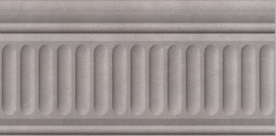 Бордюр Александрия серый структура матовый 20x9,9x0,92