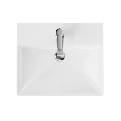 Раковина PRO мебельная\подвесная 50, белая глянцевая