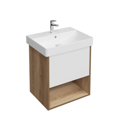 Тумба PRO подвесная 1 ящик 55, швейцарский вяз