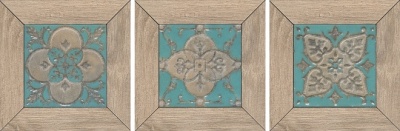 Вставка Меранти пепельный светлый мозаичный 13x13x1,1