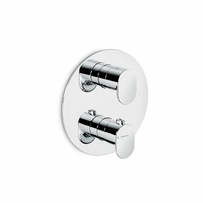 Встраиваемый термостатический смеситель для душа OLE с регулировкой температуры, хром Встраиваемый термостатический смеситель для душа OLE с регулировкой температуры, хром