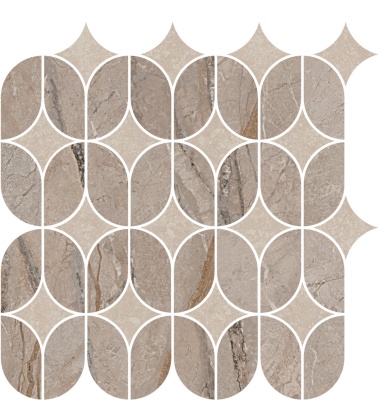 Декор Ифран наборный бежевый светлый глянцевый обрезной 30x32,5x0,9 Декор Ифран наборный бежевый светлый глянцевый обрезной 30x32,5x0,9