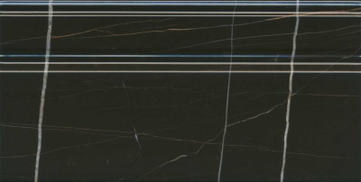 Плинтус Греппи черный глянцевый обрезной 20x40x1,6