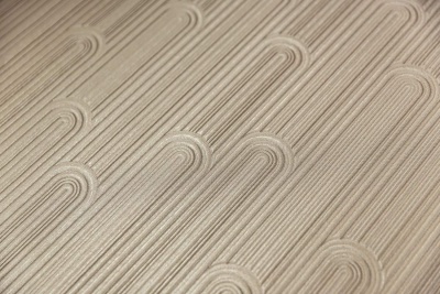 Обои виниловые Арки мотив, бежевое золото