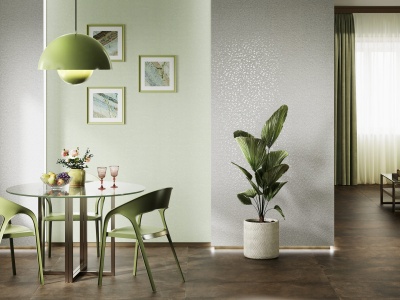 Обои виниловые Венециано база, зеленый Обои виниловые Венециано база, зеленый