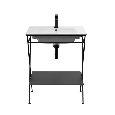 Металлическая структура PIANO Next напольная 65, черная матовая