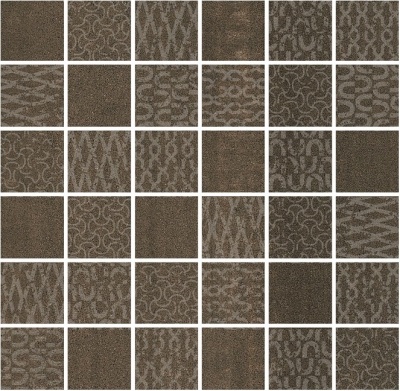 Декор Про Дабл коричневый мозаичный 30x30x0,9
