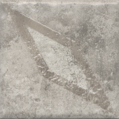 Декор Спартель 2 серый матовый 9,8x9,8x0,7