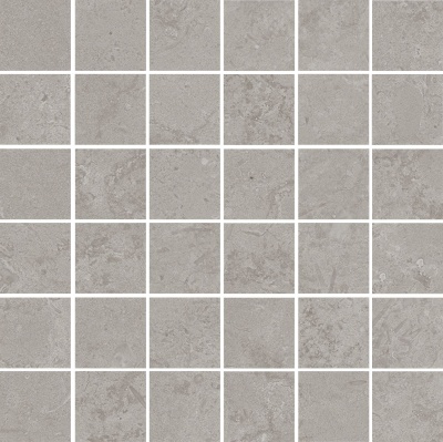 Декор Про Лаймстоун серый матовый мозаичный 30x30x0,9