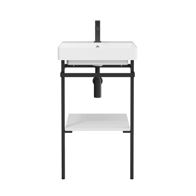 Структура металлическая PRO напольная 50, черная матовая