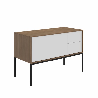 Тумба ATOLLO напольная/подвесная с ящиками 110, белая матовая Тумба ATOLLO напольная/подвесная с ящиками 110, белая матовая