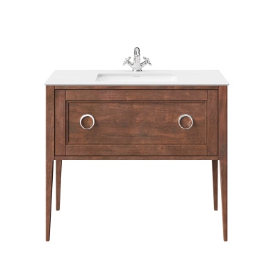 Тумба PLAZA Classic напольная с ящиком 100, орех Тумба PLAZA Classic напольная с ящиком 100, орех