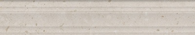 Бордюр Риккарди бежевый матовый структура обрезной 40x7,3x2,7