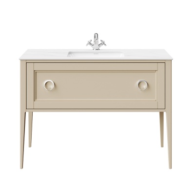 Тумба PLAZA Classic напольная с ящиком 120, капучино матовая Тумба PLAZA Classic напольная с ящиком 120, капучино матовая