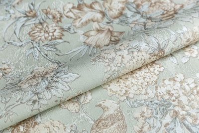 Обои виниловые Азулежу мотив, зеленый Обои виниловые Азулежу мотив, зеленый