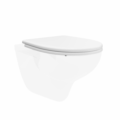 Сиденье XPRO Soft Close + Clip up, белое глянцевое