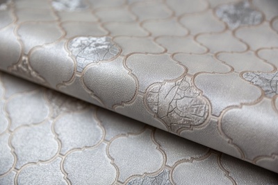 Обои виниловые Арабески мотив, серый Обои виниловые Арабески мотив, серый