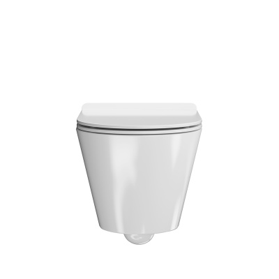 Унитаз PLAZA Modern подвесной безободковый, белый глянцевый Унитаз PLAZA Modern подвесной безободковый, белый глянцевый