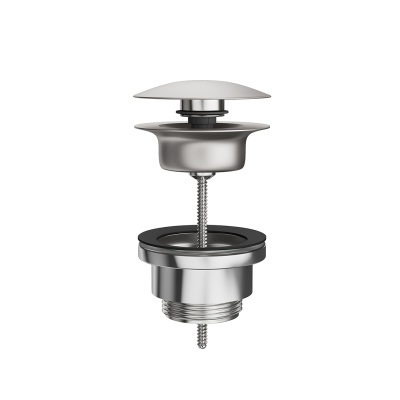 Донный клапан для раковины, титановый атласный Донный клапан для раковины, титановый атласный