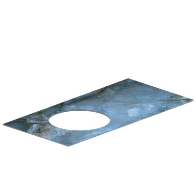 Столешница из керамогранита Ониче 97, синяя (спец. изделие декоративное) Столешница из керамогранита Ониче 97, синяя (спец. изделие декоративное)