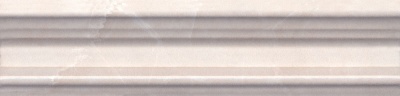 Бордюр Багет Баккара бежевый темный глянцевый 20x5x1,9 Бордюр Багет Баккара бежевый темный глянцевый 20x5x1,9