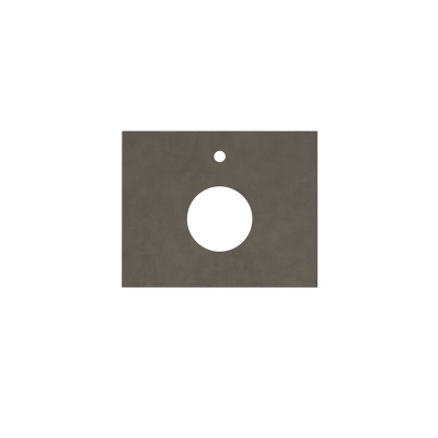 Столешница из керамогранита для накладных раковин, Про Чементо 60, коричневый темный натуральный Столешница из керамогранита для накладных раковин, Про Чементо 60, коричневый темный натуральный