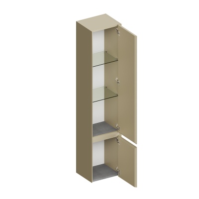 Пенал CUBO подвесной правый 165, лимо матовый