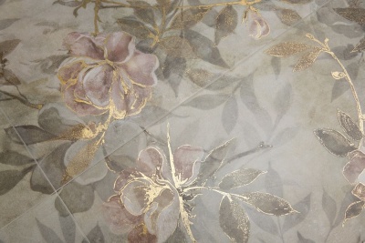 Панно Магнолия 1 матовый 60x120x0,9 из 4 частей (30х60)