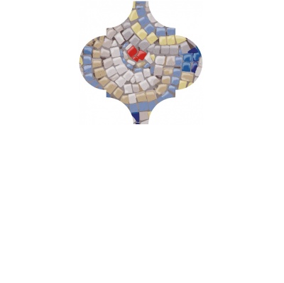 Декор Арабески Майолика Гауди глянцевый 6,5x6,5x0,7