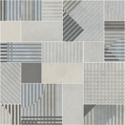 Панно Тассо микс матовый обрезной 60x60x0,9